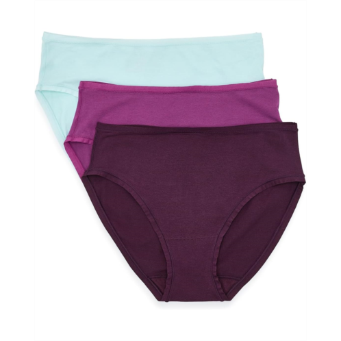 Womens Natori Bliss Bare Cotton Hipster 3-Pack