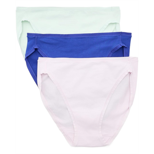 Womens Natori Bliss Bare Cotton Bikini 3-Pack