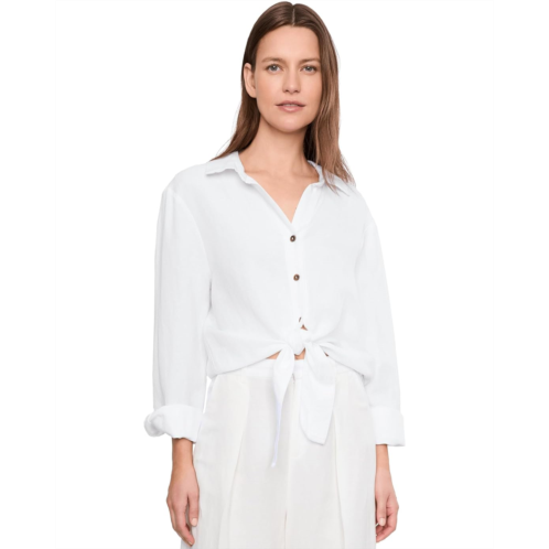 Womens Sanctuary More Love Linen Tie Top