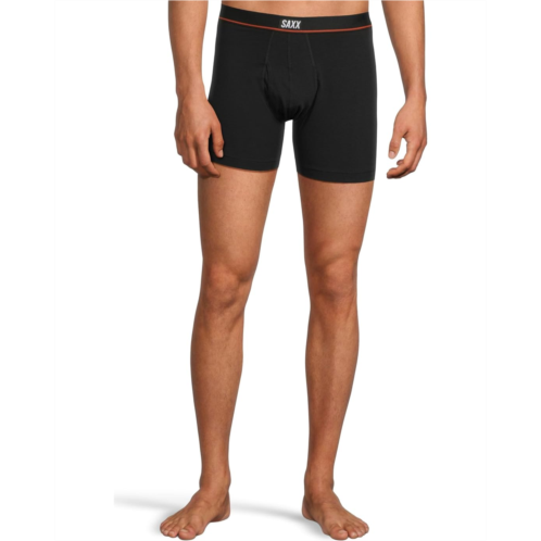 SAXX UNDERWEAR Non-Stop Stretch Cotton Boxer Brief Fly