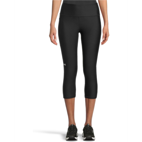 Womens Under Armour HeatGear Armour High-Waisted Pocketed Capris