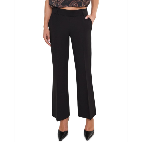 Womens NYDJ Petite Pull-On Flared Trouser Pants