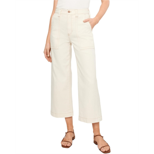 Womens Liverpool Los Angeles Stride High-Rise Wide Leg Crop with Patch Pockets 26