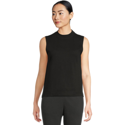 Womens PACT Airplane Mock Neck Shell