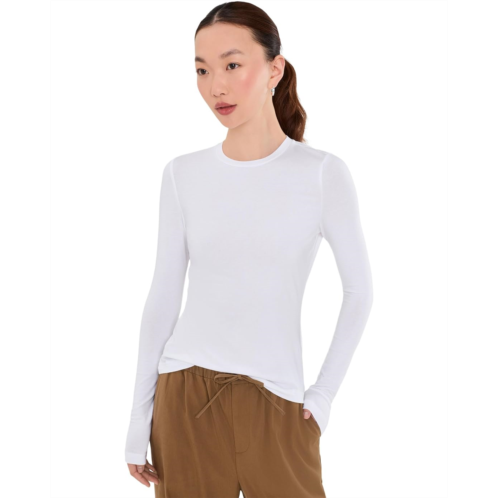 Womens Varley Edna Long Sleeve Fitted Tee