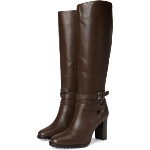 POLO RALPH LAUREN Womens Lauren Ralph Lauren Collins Calfskin Tall Boots Heel