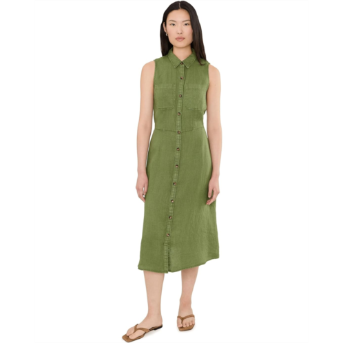 Womens KUT from the Kloth Bowie Button-Down Linen Dress