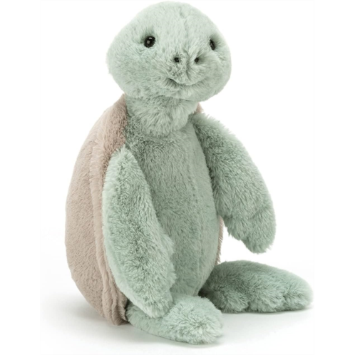 Jellycat Bashful Turtle Stuffed Animal Medium 12 inches - Reptile Plush Toy - Classic Childreninchs Gift