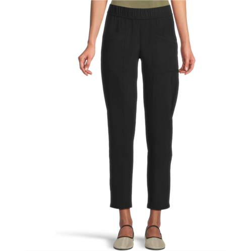 Elliott Lauren Elastic Waist Pull On Pants With Slanted Pockets