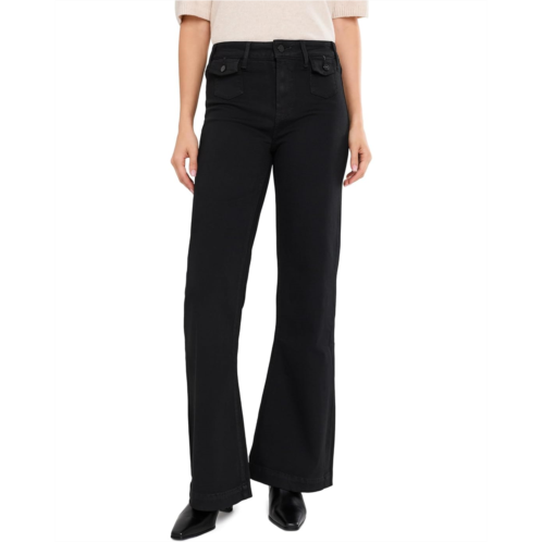 Womens Paige 32 Leenah with Mini Patch Pockets in Black Shadow