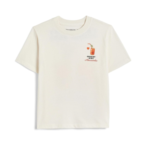 Girls abercrombie kids Cherry Soda Oversized Tee (Little Kid/Big Kid)