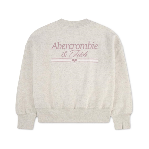 Girls abercrombie kids Sport Logo Sweatshirt (Big Kids)