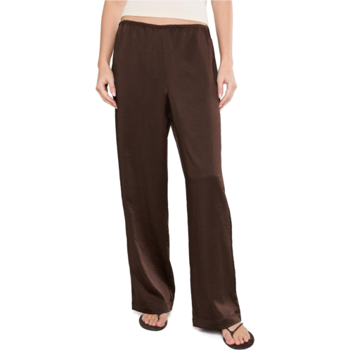 Womens Madewell The Devon Pants - Satin