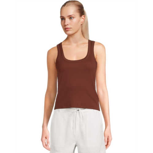 Womens Madewell (Re)Generative Cotton Ribbed Scoop Neck Tank