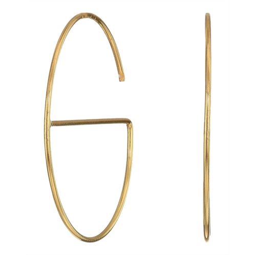 Rebecca Minkoff Small Circle/Bar Hoop Earrings