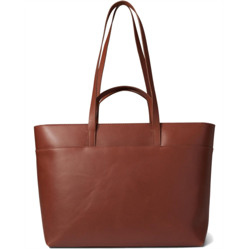 Madewell The Zip-Top Essential Tote in Leather