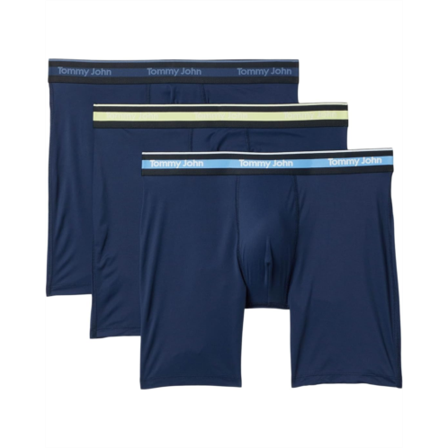 Mens Tommy John Comfort Micro 6 Boxer Brief 3-Pack