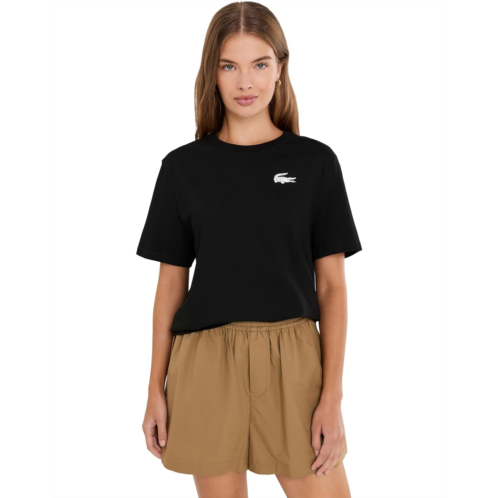 Womens Lacoste Cotton Jersey Loungewear T-Shirt