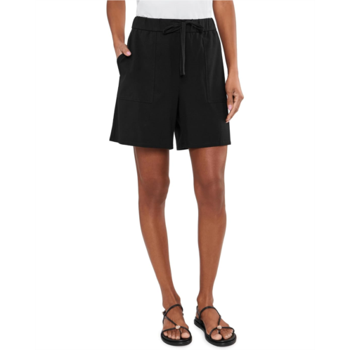 Eileen Fisher Pima Cotton Stretch Jersey Shorts with Drawstring