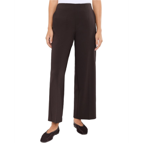 Womens NICZOE Petite Lenox Wide Leg Sleek Stretch Pants