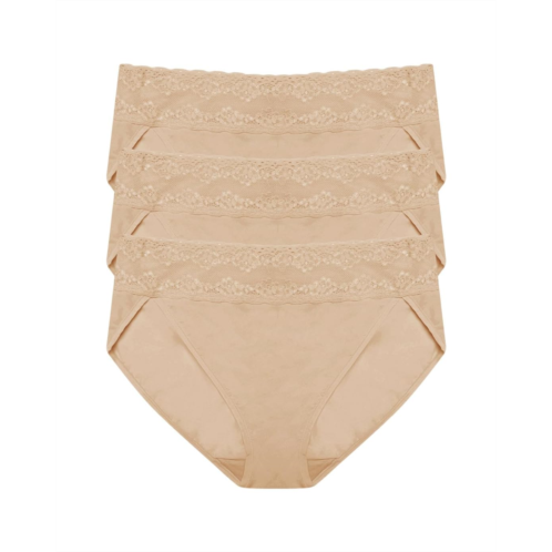 Womens Natori Bliss Perfection One Size French Bikini 3-pack
