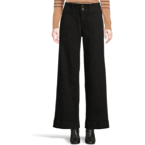 Liverpool Los Angeles Mid-rise Utility Patch Pocket Wide Leg Pants