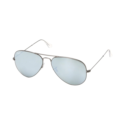 Ray-Ban RB3025 Mirrored Aviator Sunglasses