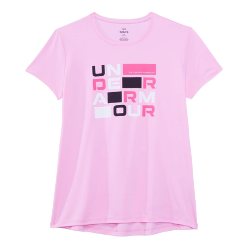 Under Armour Kids Tech Block Logo Short Sleeve T-Shirt (Big Kid)