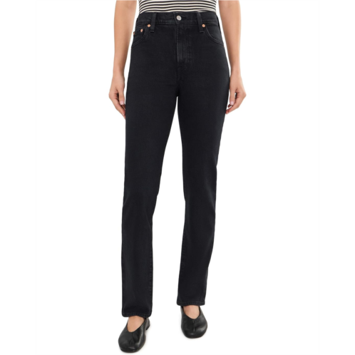 Womens Levis Premium Ribcage Slim
