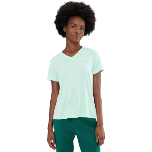 Womens Under Armour Tech Short Sleeve V-Neck Twist