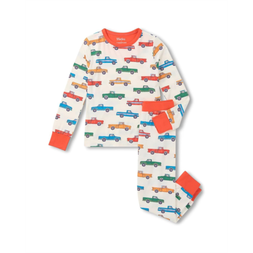 Boys Hatley Kids Trucks Bamboo Pajama Set (Toddler/Little Kid/Big Kid)