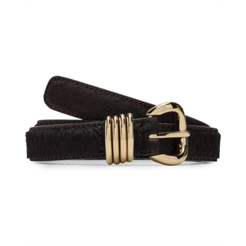 Madewell Metal Keeper Belt in Haircalf