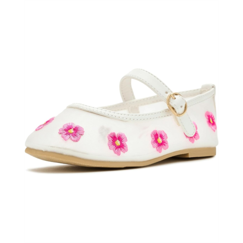Janie and Jack Mesh Floral Flat (Toddler/Little Kid/Big Kid)