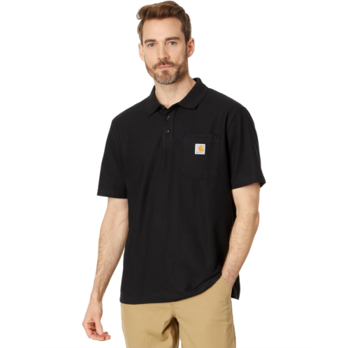 Mens Carhartt Loose Fit Midweight Short Sleeve Pocket Polo