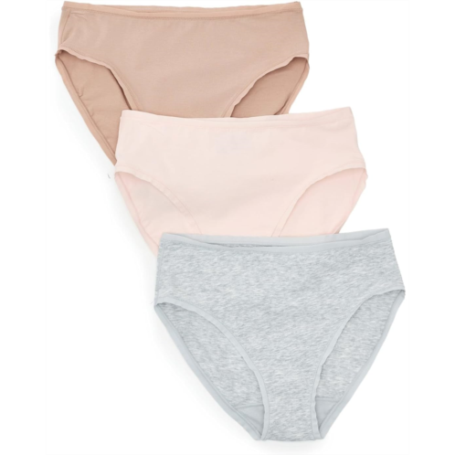 Natori Bliss Bare Cotton Hipster 3-Pack
