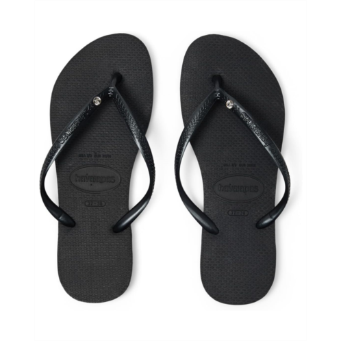 Womens Havaianas Slim Crystal SW II Flip Flop Sandal