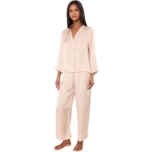Natori Ashley Washed Satin Icon Pajama Set