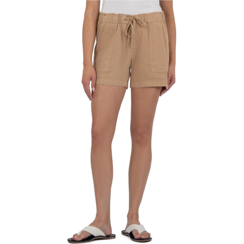 KUT from the Kloth Katana-Drawstring Shorts with Porkchop Pockets