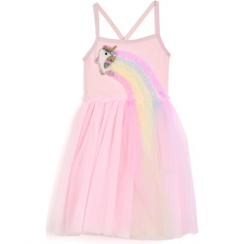 Lola and The Boys Unicorn Rainbow Tulle Dress (Toddler/Little Kid/Big Kid)