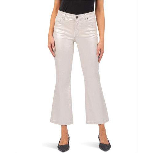 KUT from the Kloth Kelsey High Rise Fab Ab Ankle Flare With Wide Hem