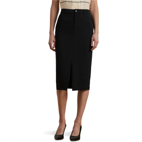 POLO RALPH LAUREN Womens Lauren Ralph Lauren Petite Stretch Cady Pencil Skirt