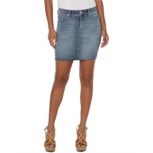 Liverpool Los Angeles Fray Edge Skirt