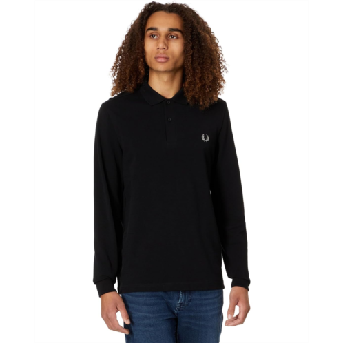 Long Sleeve Plain Fred Perry Shirt