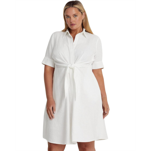 POLO RALPH LAUREN Plus Size Linen Shirtdress