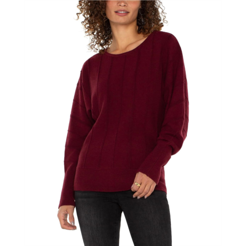Liverpool Los Angeles Long Sleeve Boat Neck Dolman Sleeve Sweater