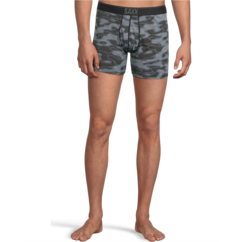 Mens SAXX UNDERWEAR Quest Quick Dry Mesh Boxer Brief Fly