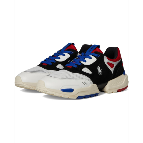 Mens Polo Ralph Lauren Suede Leather Mesh-Polo Jgr Pp-Sneakers-Low Top Lace