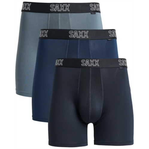 Mens SAXX UNDERWEAR Droptemp All Day Cooling Boxer Briefs 3-Pack