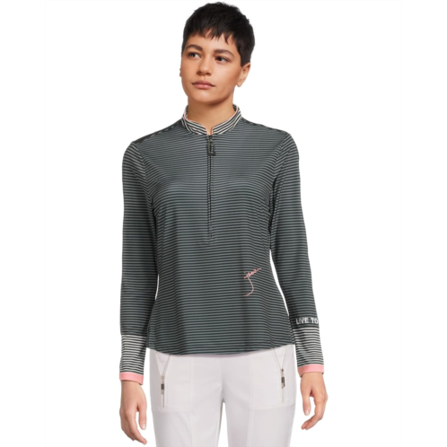 Jamie Sadock Live To Dream Long Sleeve Sunsense 1/4 Zip Top