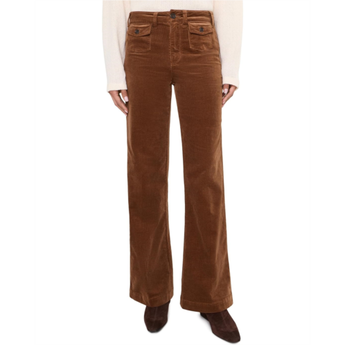 Womens Paige 32 Leenah Mini Patch Pockets in Maple Brown